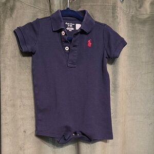 Ralph Lauren Kids Polo in Navy with Red Logo